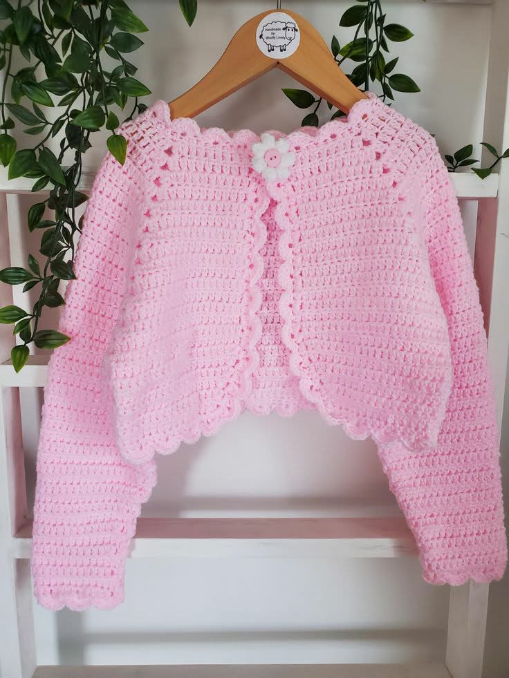 Newborn Crochet Cardigan (Handmade)