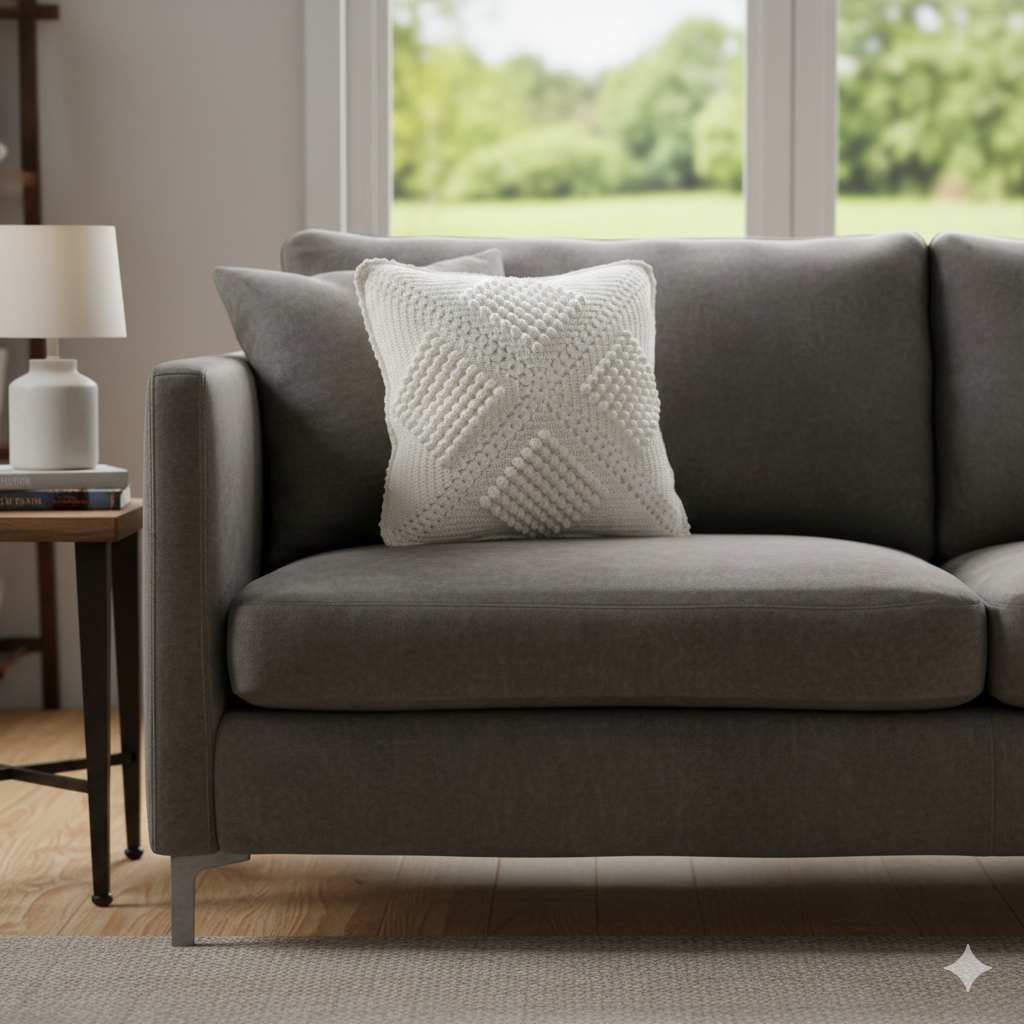 Crochet Accent Pillow