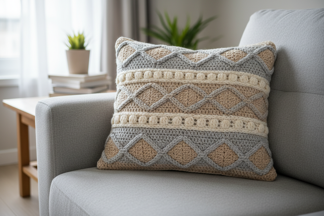 crochet home decor item received as delivery feedback image